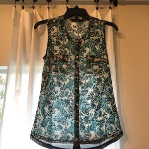 Sleeveless Shirt from The Limited